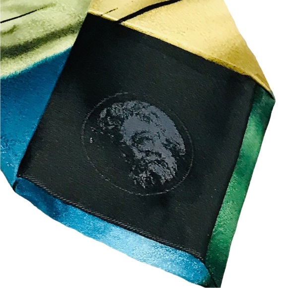 Jerry Garcia 100% Silk Abstract Necktie - Picture 4 of 5